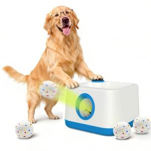 Automatic Dog Ball Launcher with Adjustable Distances