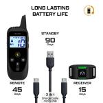 INVIROX Dog Training Collar - 123 Levels, Long Range