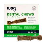 Wag Dental Chews for Large Dogs - Unflavored
