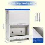Automatic 22lbs Gravity Dog Feeder for Large Breeds
