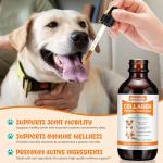 Liquid Collagen Drops for Dog Joints and Coat