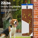 Automatic 22lbs Gravity Dog Feeder for Large Breeds