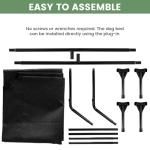 XL Elevated Dog Bed for Outdoors - Chew Proof