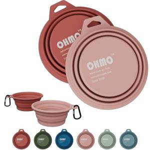 Collapsible Silicone Dog Bowl Set for Travel