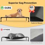 Veehoo Outdoor Elevated Dog Bed for Large Dogs