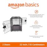 Durable Foldable Metal Dog Crate with Tray