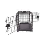Durable Foldable Metal Dog Crate with Tray