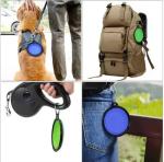 Portable Collapsible Pet Bowls with Carabiner Clip