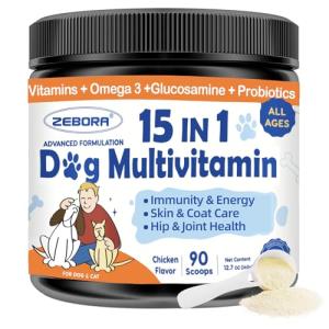 ZEBORA Dog Multivitamin Powder for Healthy Pets