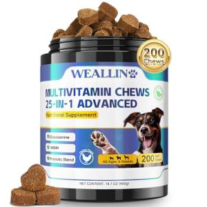 25-in-1 Chewable Dog Vitamins with Glucosamine