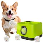 Automatic Dog Ball Launcher with 4 Chew-Resistant Balls