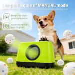 Automatic Dog Ball Launcher with 4 Chew-Resistant Balls