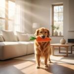 Crinkle Carrot Squeaky Toy for All Dog Sizes