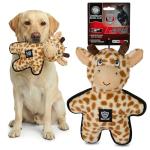Durable Giraffe Plush Dog Toy with Squeaker