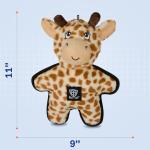 Durable Giraffe Plush Dog Toy with Squeaker