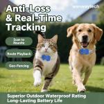 Dog GPS Tracker with Activity Monitoring and Geofence