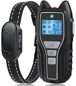Rechargeable Dog Training Shock Collar with Remote