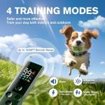 Remote Dog Training Collar, Waterproof, Rechargeable, 1600FT