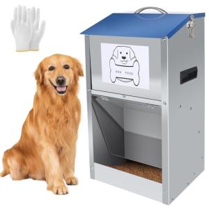 Hizmivos Automatic Dog Feeder – 50LB Capacity