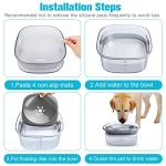 UPSKY 70oz Spill-Proof Dog Water Bowl