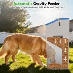 Hizmivos Automatic Dog Feeder – 50LB Capacity