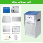 Hizmivos Automatic Dog Feeder – 50LB Capacity