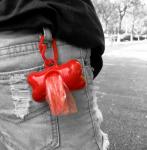 Bone Shaped Poop Bag Dispenser with Waste Bags