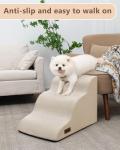 Aodisman 3-Step Dog Stairs for Small Pets