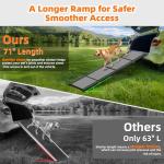 Large Dog Car Ramp - Folding, Non-Slip, Portable