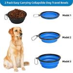 Kytely Collapsible Dog Bowls 2-Pack for Travel