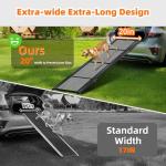 Large Dog Car Ramp - Folding, Non-Slip, Portable
