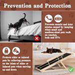 Adjustable Wooden Dog Ramp for Beds and Cars