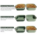 Collapsible 2-in-1 Travel Dog Bowl Set