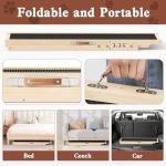 Adjustable Wooden Dog Ramp for Beds and Cars