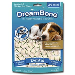 DreamBone Dental Chews, Rawhide-Free Chews for Dogs, Maintain Fresh Breath and Clean Healthy Teeth