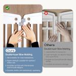 DUMOS Dog Playpen 6 Panel 24" Plastic Exercise Pen with Door Small Puppy, Medium Dogs Animal Pet for Outdoor, Garden, Yard, RV Camping - White