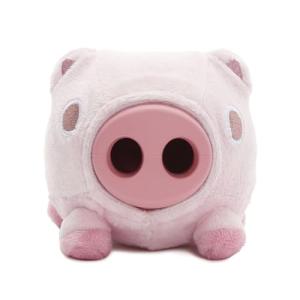 Barkbox Hambone Super Chewer Tough Dog Chew Toy for Aggressive Chewers, Plush Cover with Rubber Core - 2 Toys in 1 – Two Layer Treat Dispensing Dog Toy for Large Dogs