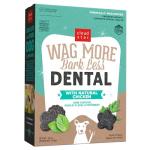 Cloud Star Wag More Bark Less Crunchy Dental Dog Treats, Chicken, Bone Charcoal, Parsley & Mint, 14 oz. Box