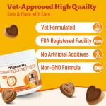 MULTIBITES 330 Bites Dog Vitamins and Supplements -Multivitamin for Dogs Chewable with Glucosamine,Omega 3,Taurine,MSM - Support Hip & Joint,Skin and Coat,Immunity,Digestive Health