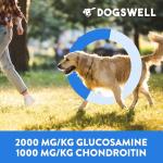 Dogswell Jerky Hip and Joint Dog Treats Grain Free Made in USA Only, Glucosamine and Chondroitin, 12 oz Chicken