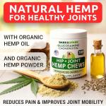 Hemp Hip & Joint Supplement for Dogs - Glucosamine for Dogs - Dog Joint Pain Relief Treats - Chondroitin, MSM - Mobility & Flexibility Support - Advanced Joint Care & Health - Made in USA (120Ct)