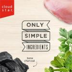 Cloud Star Wag More Bark Less Crunchy Dental Dog Treats, Chicken, Bone Charcoal, Parsley & Mint, 14 oz. Box