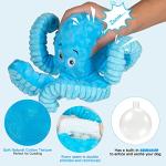 Dog Toys for Aggressive Chewers Indestructible Squeaky Dog Toys Octopus-Tug of War Dog Toys for Large Breed Tough Interactive Stuffed Dog Chew Toys for Puppies Small & Large Dogs
