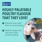 Virbac C.E.T.® Oral Hygiene Kit for Dogs | Poultry-flavor Toothpaste | Fingerbrush and Pet Toothbrush