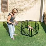 FXW Rollick Unleashed Dog Playpen for Indoor, Yard, RV Camping, 24 inch 6 Panels for Small and Puppy Dogs│Patented