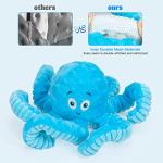 Dog Toys for Aggressive Chewers Indestructible Squeaky Dog Toys Octopus-Tug of War Dog Toys for Large Breed Tough Interactive Stuffed Dog Chew Toys for Puppies Small & Large Dogs