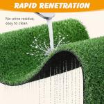 ondware Dog Grass Pad with Tray,30x20 in Dogs Potty Tray with 2-Pack Upgraded Replacement Artificial Grass,Dog Litter Box for Pet Training,Indoor Portable Pottys Pet Toilet