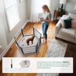 FXW Rollick Unleashed Dog Playpen for Indoor, Yard, RV Camping, 24 inch 6 Panels for Small and Puppy Dogs│Patented