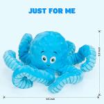 Dog Toys for Aggressive Chewers Indestructible Squeaky Dog Toys Octopus-Tug of War Dog Toys for Large Breed Tough Interactive Stuffed Dog Chew Toys for Puppies Small & Large Dogs