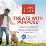 Cloud Star Wag More Bark Less Crunchy Dental Dog Treats, Chicken, Bone Charcoal, Parsley & Mint, 14 oz. Box